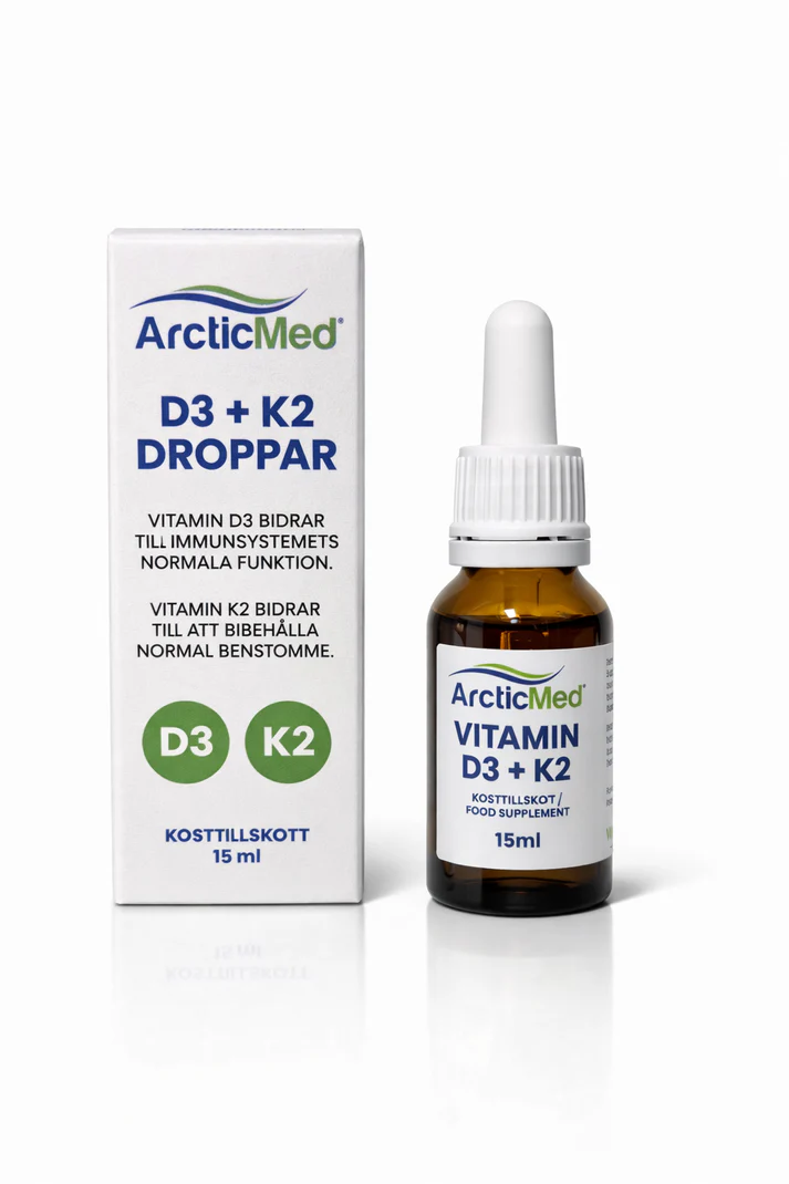 ArcticMed Vitamin D3 + K2 Droppar - Image 3