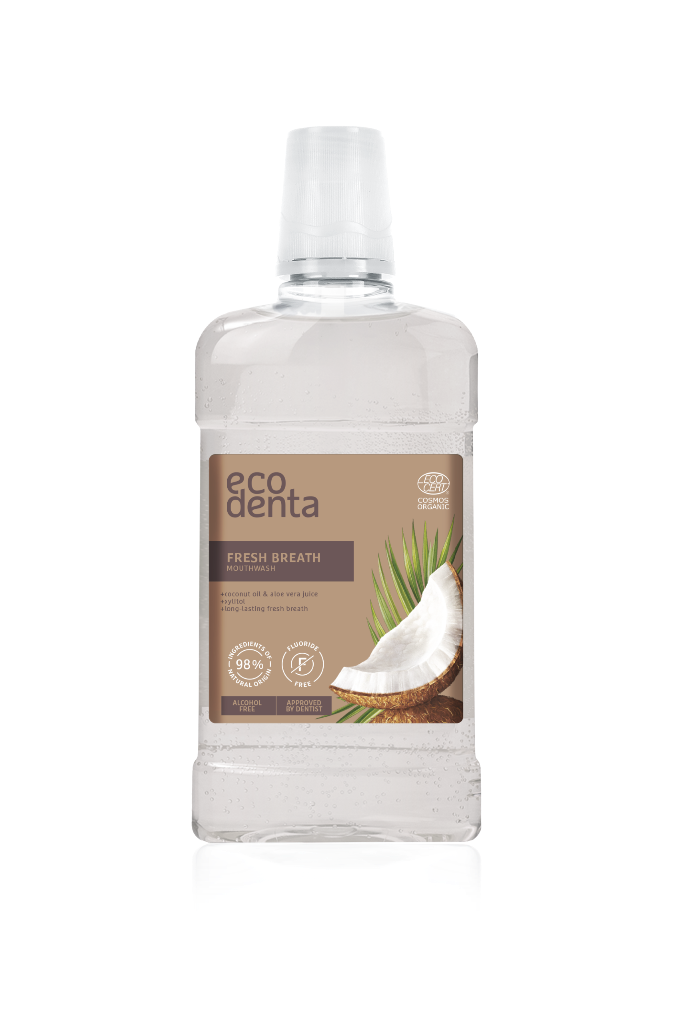 Ecodenta Organic Fresh Breath Coconut Mouthwash – 500 ml