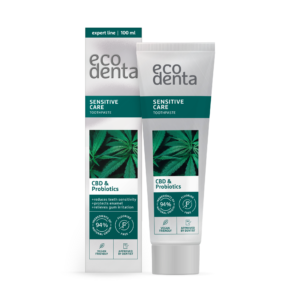 Ecodenta Sensitive Toothpaste with CBD & Probiotics – 100 ml